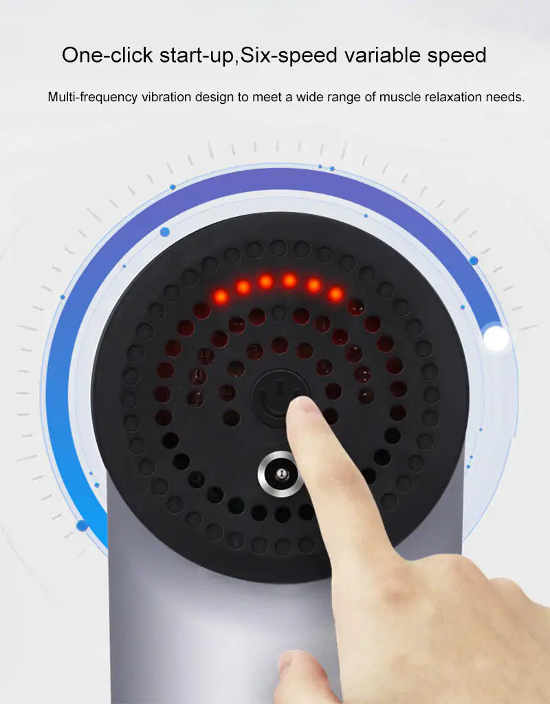 Massage Gun Percussion Massager – Deep Tissue Relief with 6 Speeds