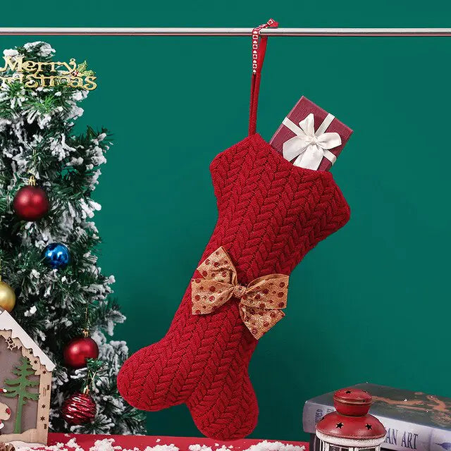Christmas Pet Stockings Festive Design for Dogs and Cats with Personalized Fillings