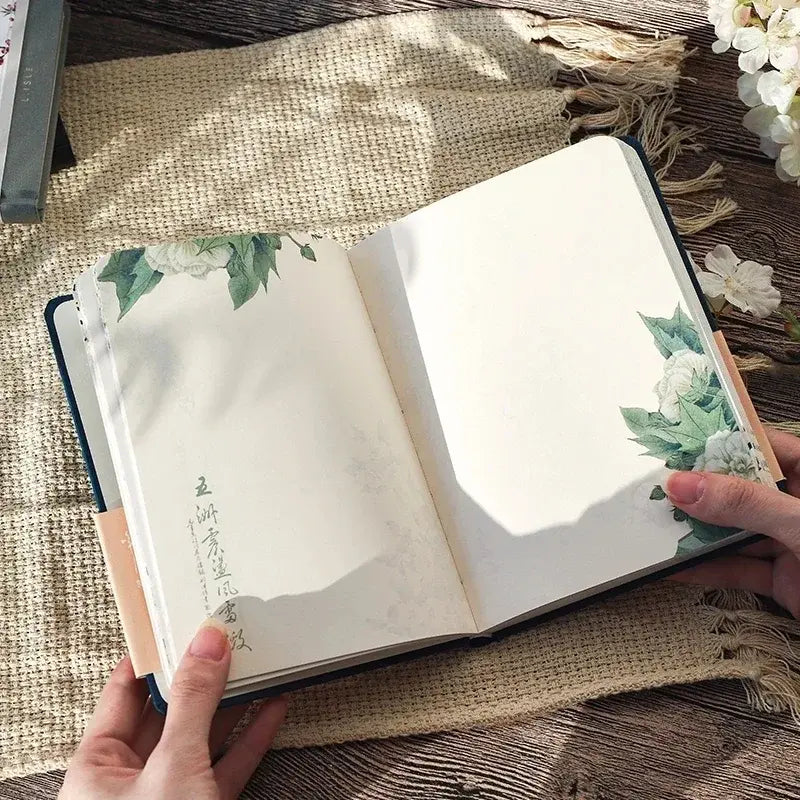 Chinese Style Hardcover Notebook – Vibrant Colorful Pages for Creative Expression