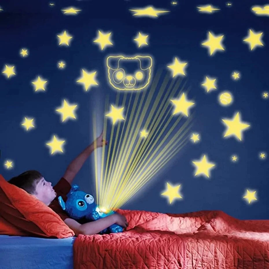 Plush Toy Galaxy Projector: Starry Sky & Cuddly Comfort