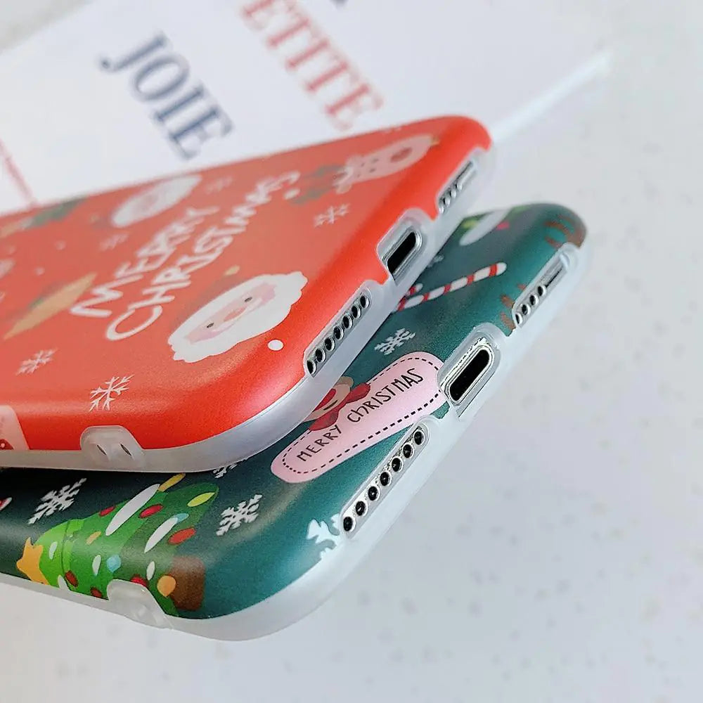 Christmas Reindeer iPhone Case Festive Holiday Phone Protection
