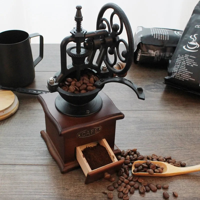 Wooden Manual Coffee Grinder - Enjoy Freshly Ground Coffee Anytime