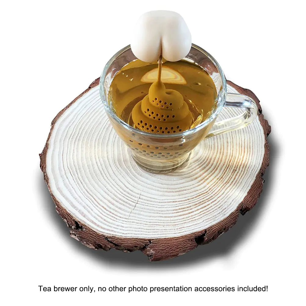 Funny Poop Design Silicone Tea Infuser – Reusable & Eco-Friendly Tea Brewing