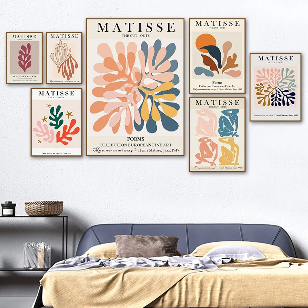 Matisse Wall Art Paintings - Modern & Abstract Room Decor