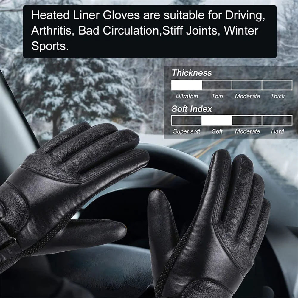 Electric USB Heated Gloves – Winter Warming Thermal Ski Snow Hand Warm Windproof