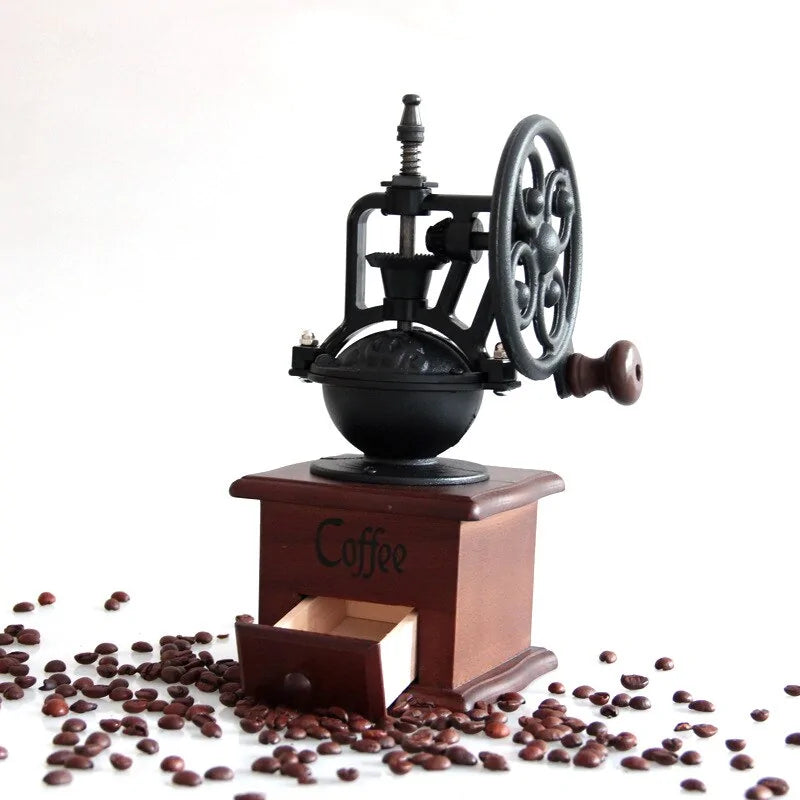 Wooden Manual Coffee Grinder - Enjoy Freshly Ground Coffee Anytime