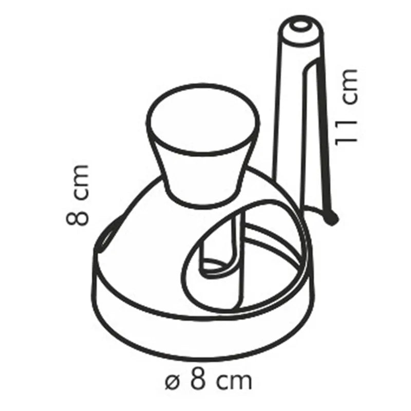 Non-Stick Donut Mold, size details