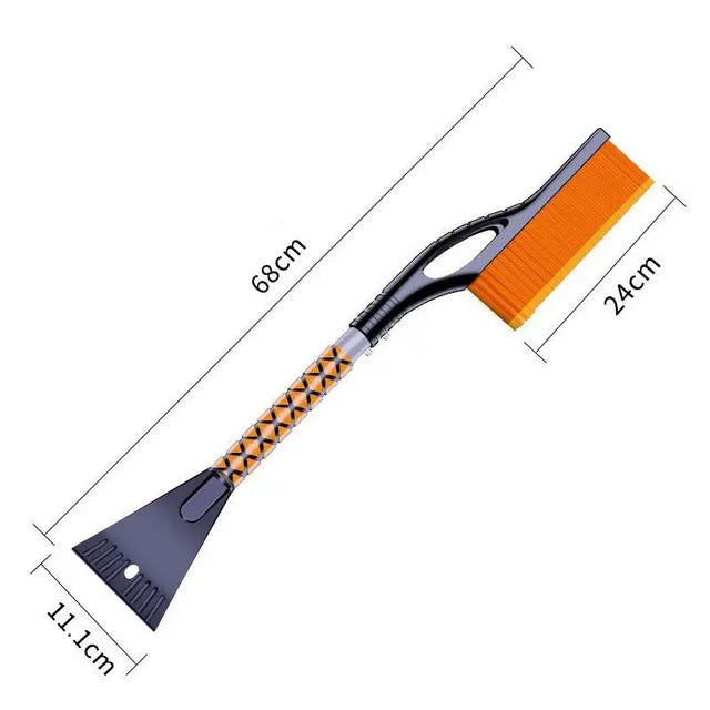 2-in-1 Snow Brush and Ice Scraper for Car Windshield - Winter Driving Essential