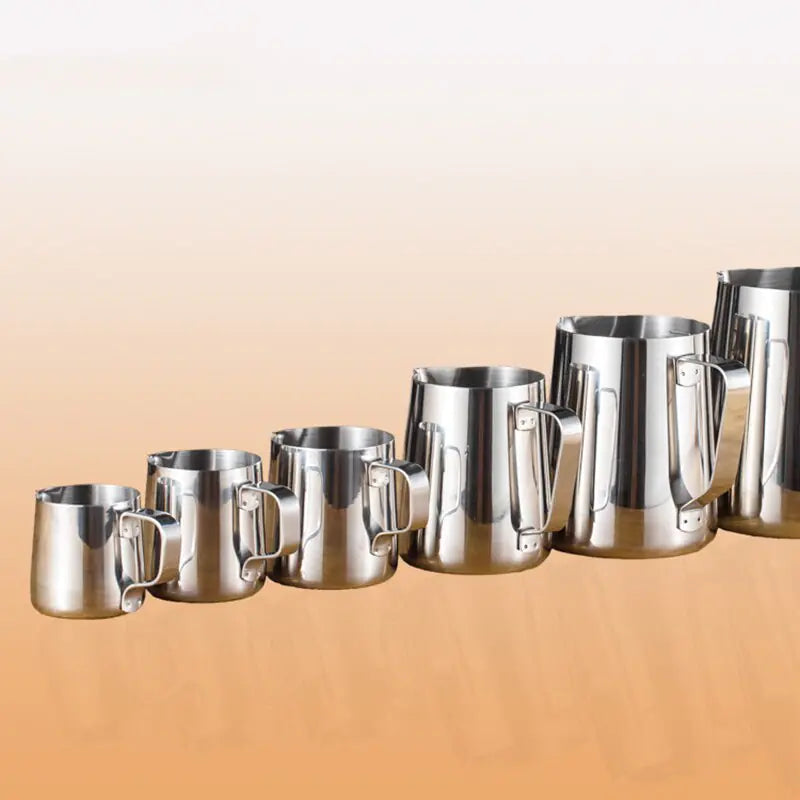 Precision Stainless Steel Coffee Pitcher with Ergonomic Handle