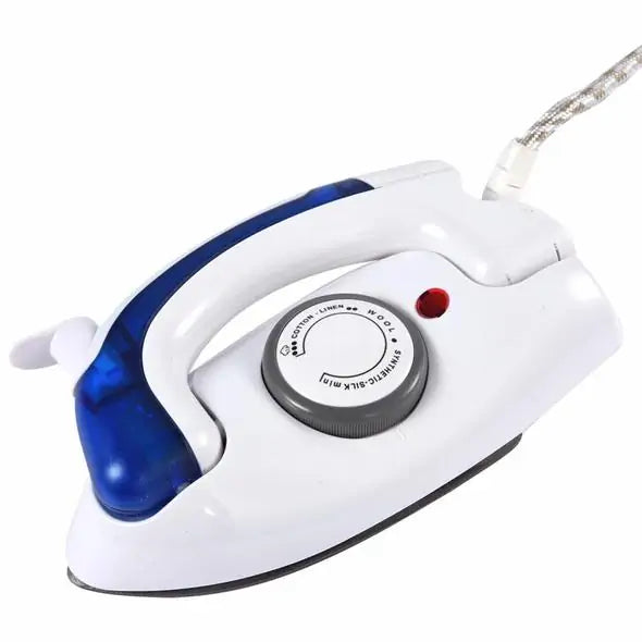 Compact Travel Iron handle laid down design