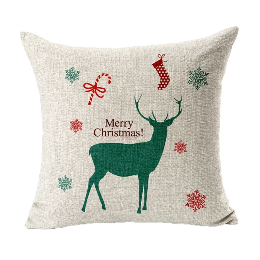Christmas Pillow Covers Festive Holiday Cushion Covers for Seasonal Decor