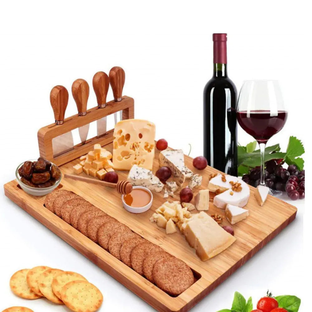 Eco-Friendly Damp-Proof Wooden Charcuterie Platter – Elegant, Sustainable Party Serving Board