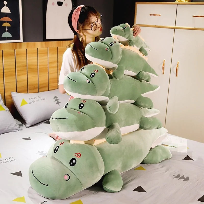 Large Dinosaur Plush Toy - Cozy, Cute, and Perfect for Cuddles