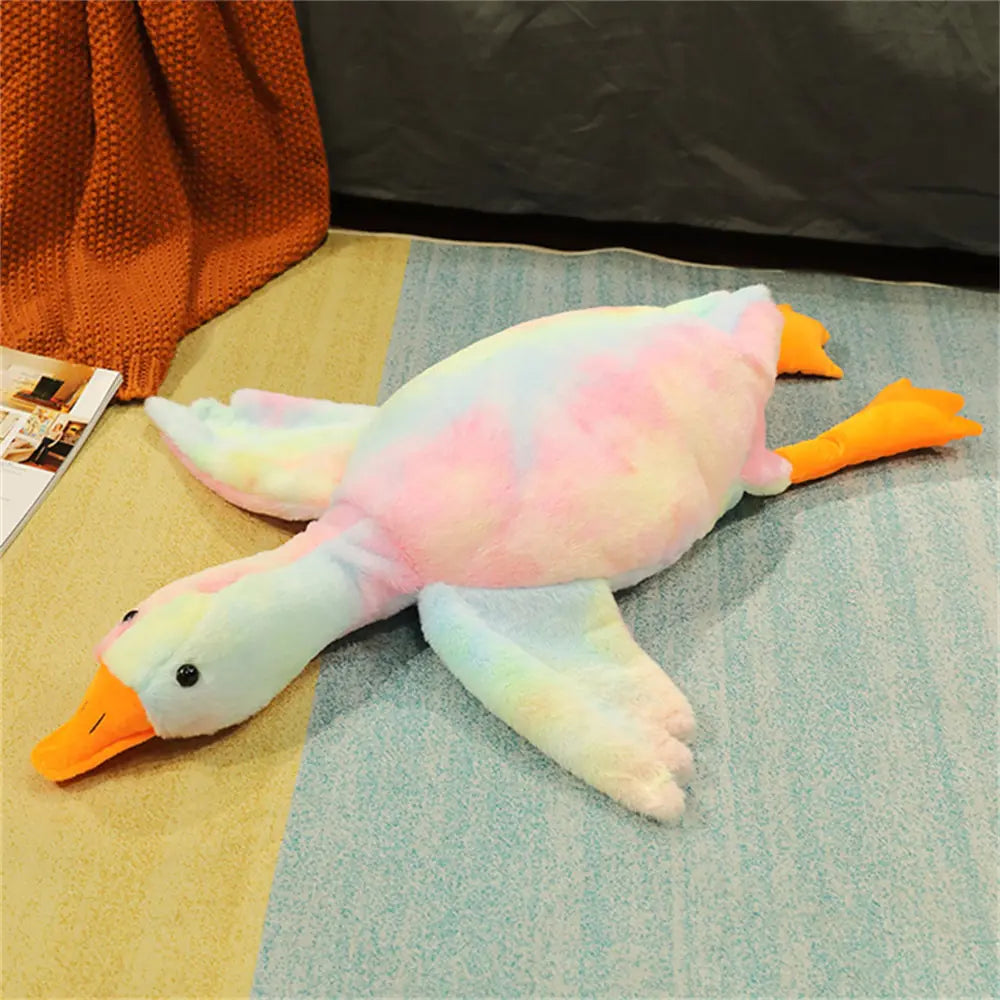 Pato gigante de peluche