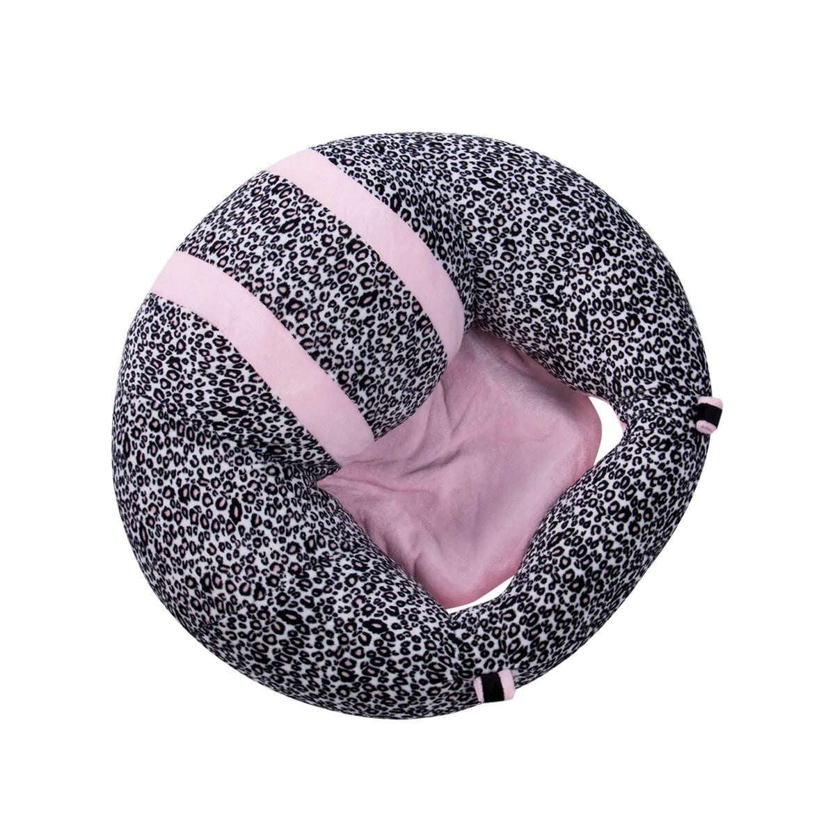 Plush Baby Support Seat, dark spots print