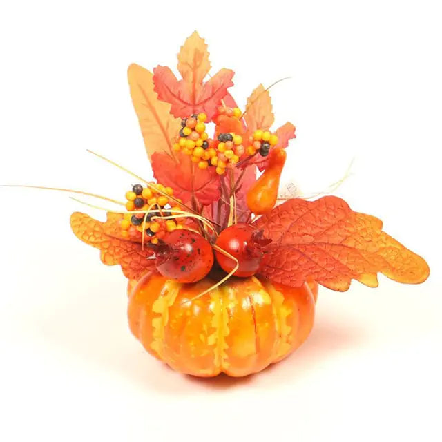 Artificial Pumpkin Decoration | Realistic, Maintenance-Free Fall Decor