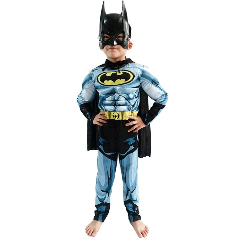 Kids Batman Costume, Blue
