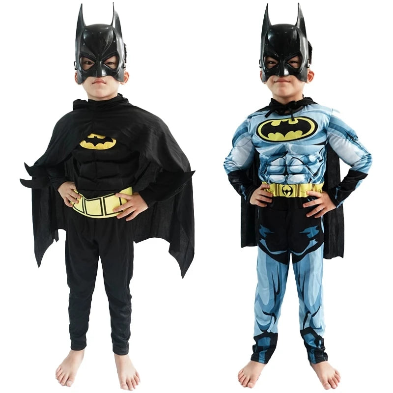 Kids Batman Costume, Black and Blue Costumes