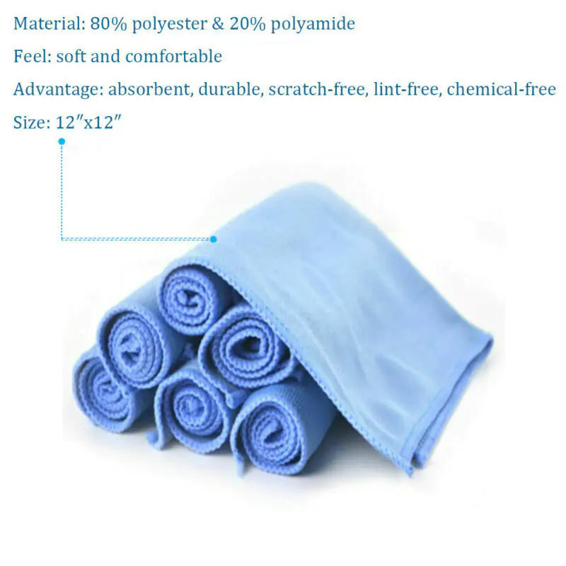 Reusable Microfiber Cloths, details