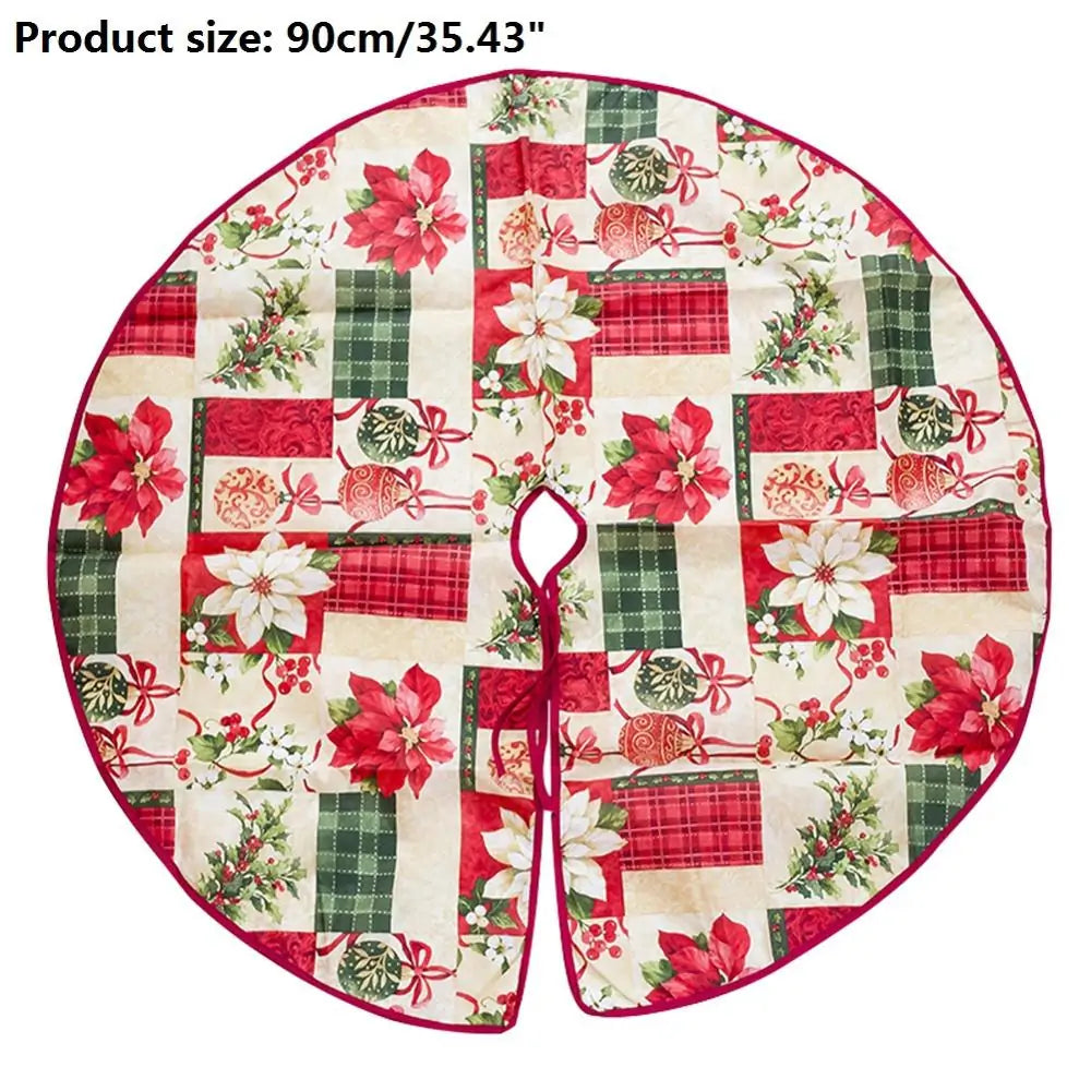 Christmas Tree Skirt Elegant Holiday Decor