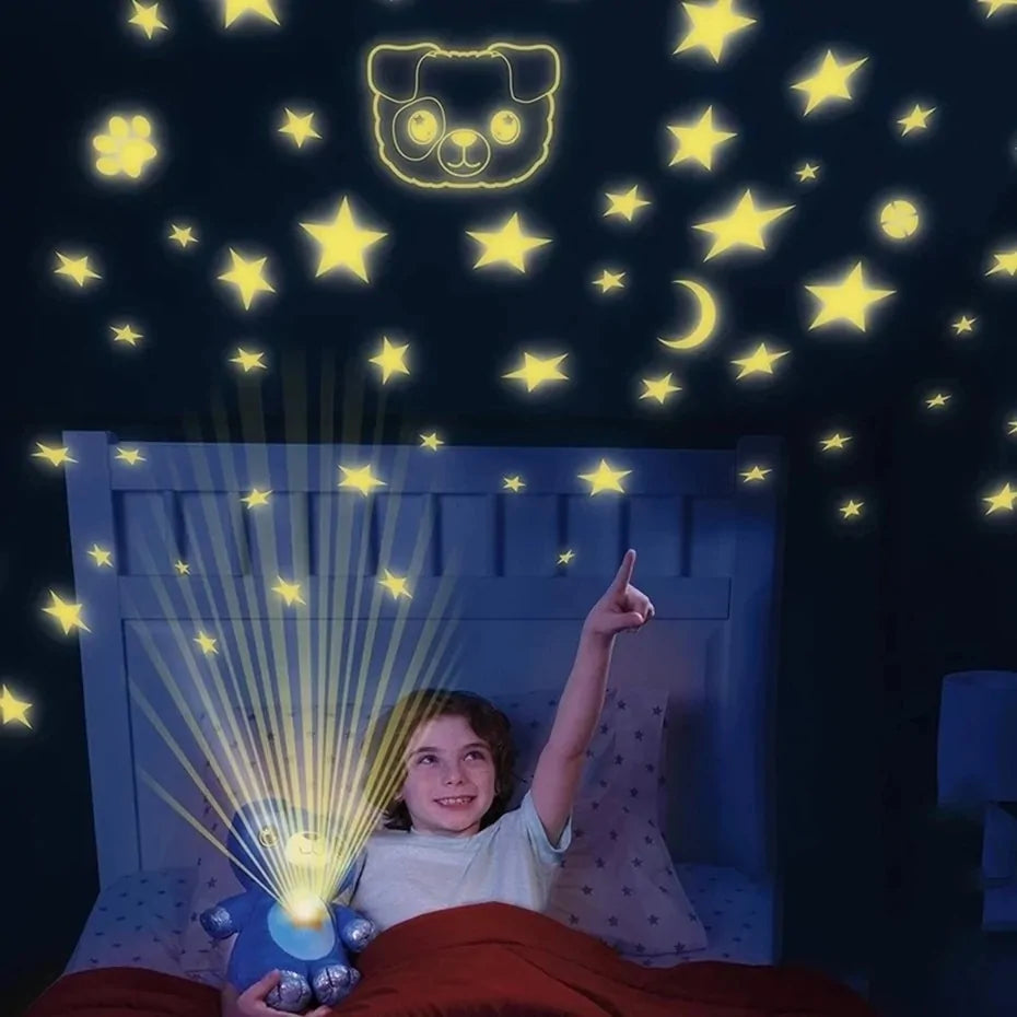 Plush Toy Galaxy Projector: Starry Sky & Cuddly Comfort