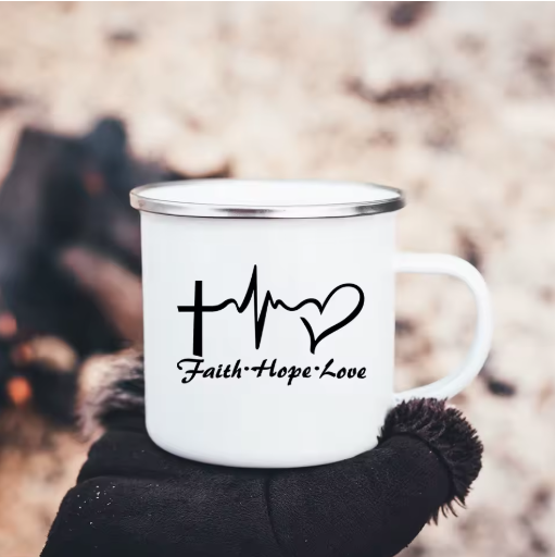 Inspirational Faith Coffee Mug, Front Side