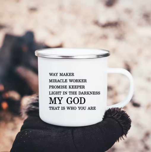 Inspirational Faith Coffee Mug, Front Side