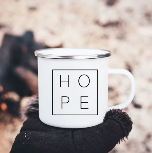 Inspirational Faith Coffee Mug, Front Side