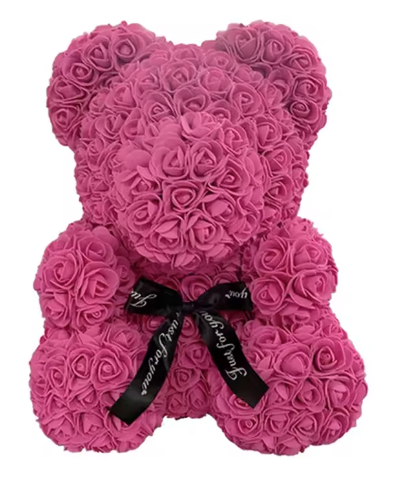 Rose Teddy Bear Gift, Rose Red
