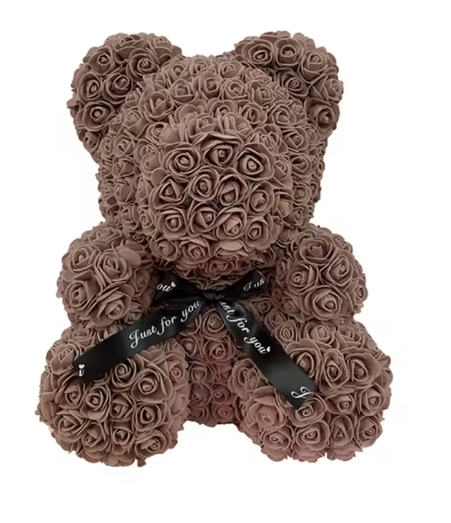 Rose Teddy Bear Gift, Coffee