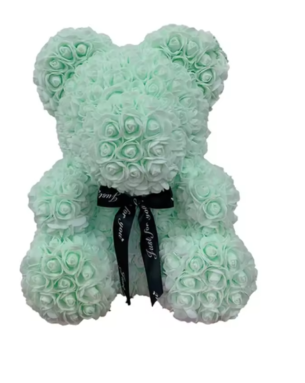 Rose Teddy Bear Gift, Mint