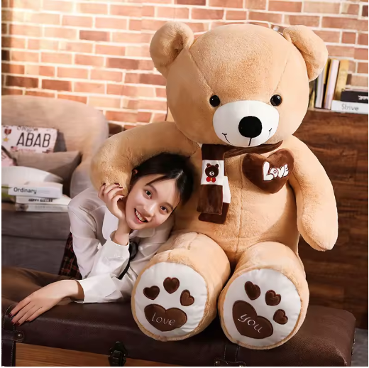 Valentine’s Day Teddy Bear, Front View