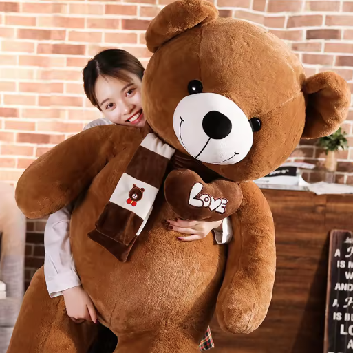 Valentine’s Day Teddy Bear, Hugging Pose