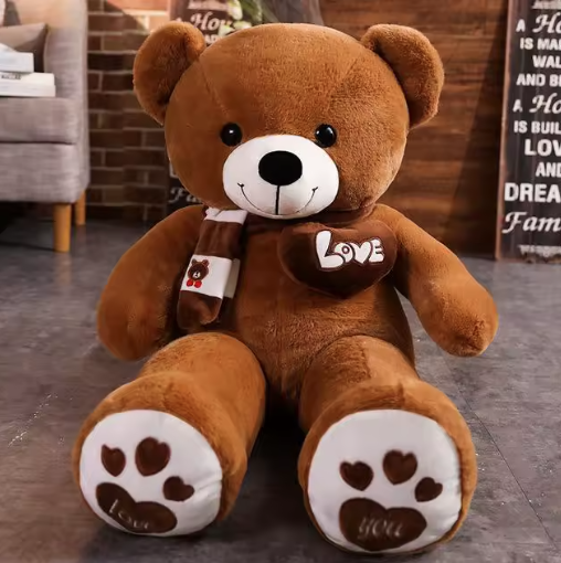 Valentine’s Day Teddy Bear, Brown