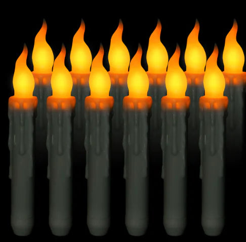 Halloween Floating Candles Set with LED for Spooky Ambiance and Decorations