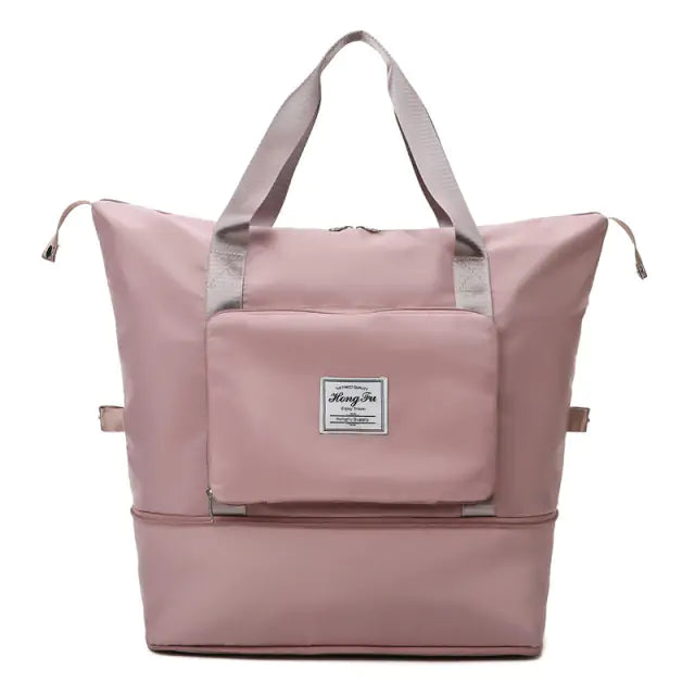 Foldable Waterproof Travel Bag, pink