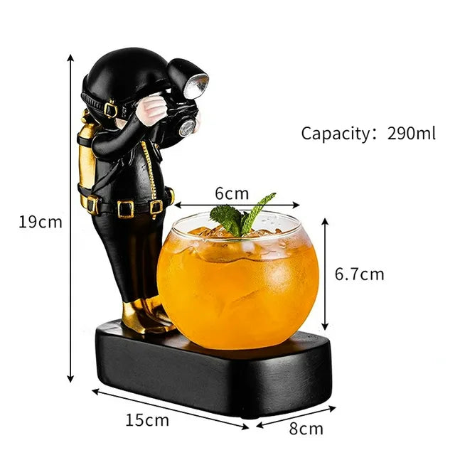 Astronaut Cocktail Glass | Unique, Space-Themed Drinkware