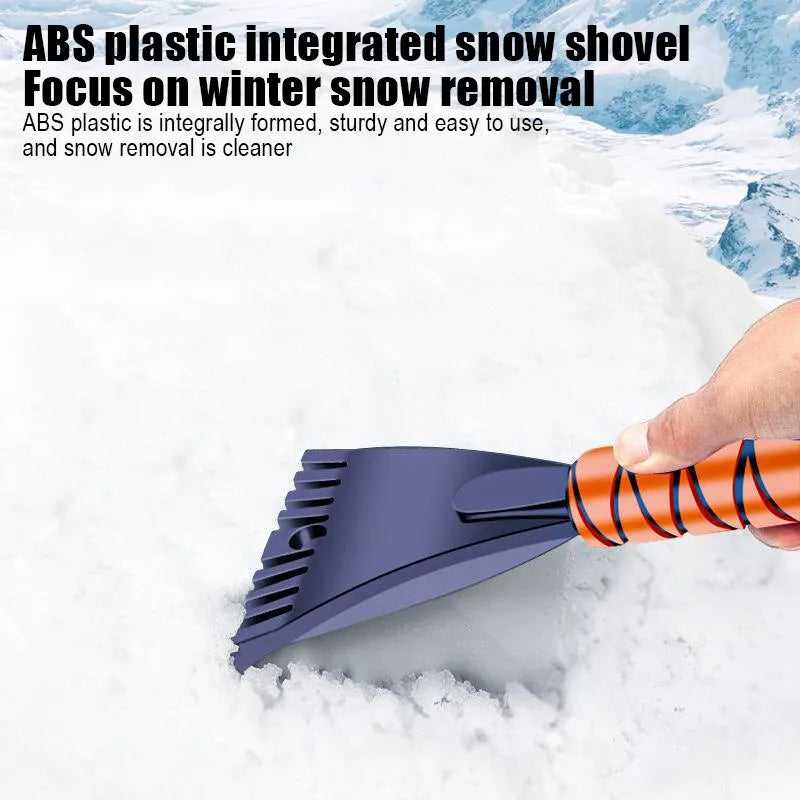 2-in-1 Snow Brush and Ice Scraper for Car Windshield - Winter Driving Essential