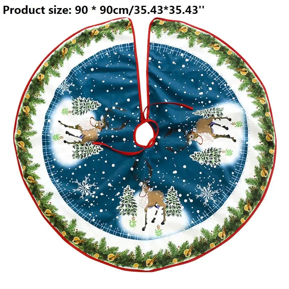 Christmas Tree Skirt Elegant Holiday Decor
