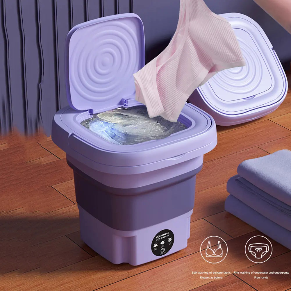 Foldable Washing Machine – Compact & Portable for Easy Laundry