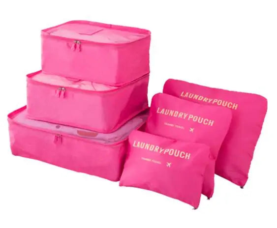 Travel Packing Cubes, hot pink