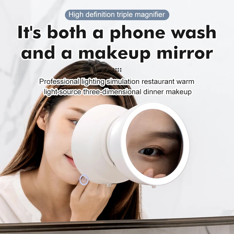 Touchless Foam Soap Dispenser, high definition triple magnifier feature