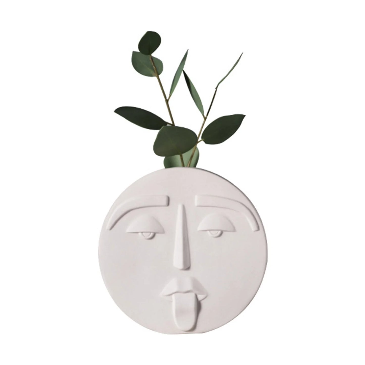 Human Face Expression Ceramic Plant Pots - Nordic Boho Minimalist Decor