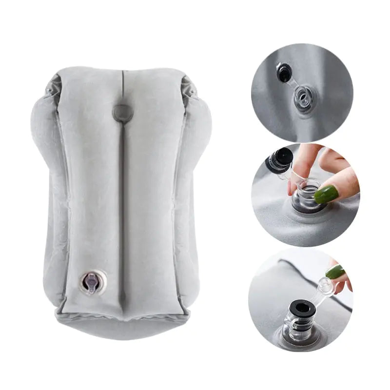 Inflatable Air Cushion Travel Pillow – Neck Support for Travel Comfort