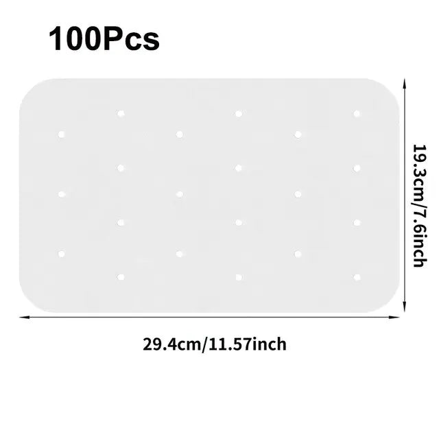 Air Fryer Paper Trays | Non-Stick, Oil-Proof Cooking Liners