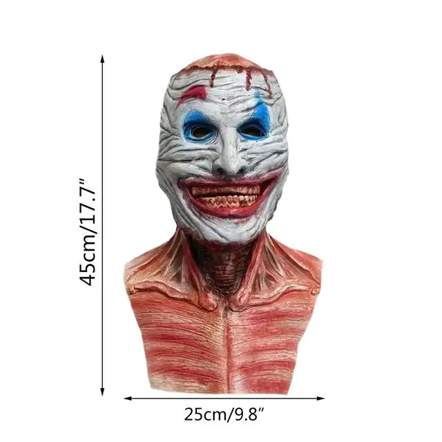 Halloween Scary Bloody Double Face Mask - Creepy, Breathable, Reusable