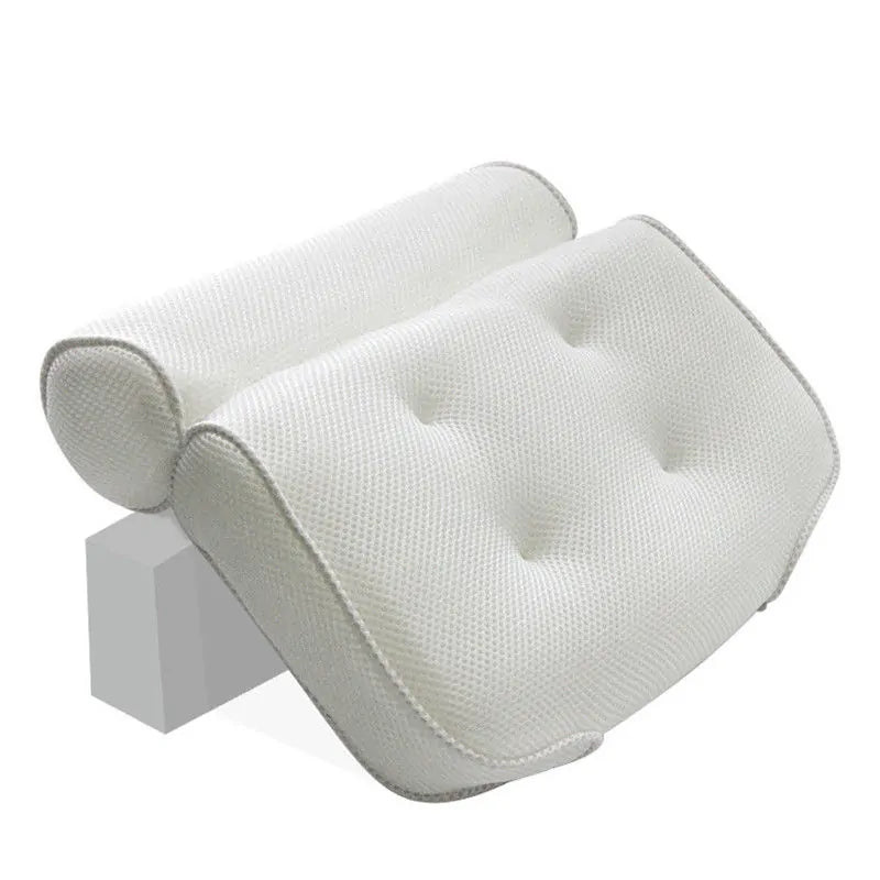 3D Mesh Spa Bath Tub Pillow with Suction Cups – Ultimate Relaxation & Comfort