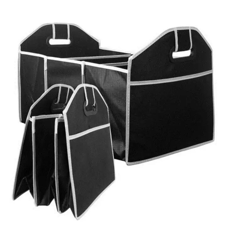 Car Trunk Organizer folded and fully extended