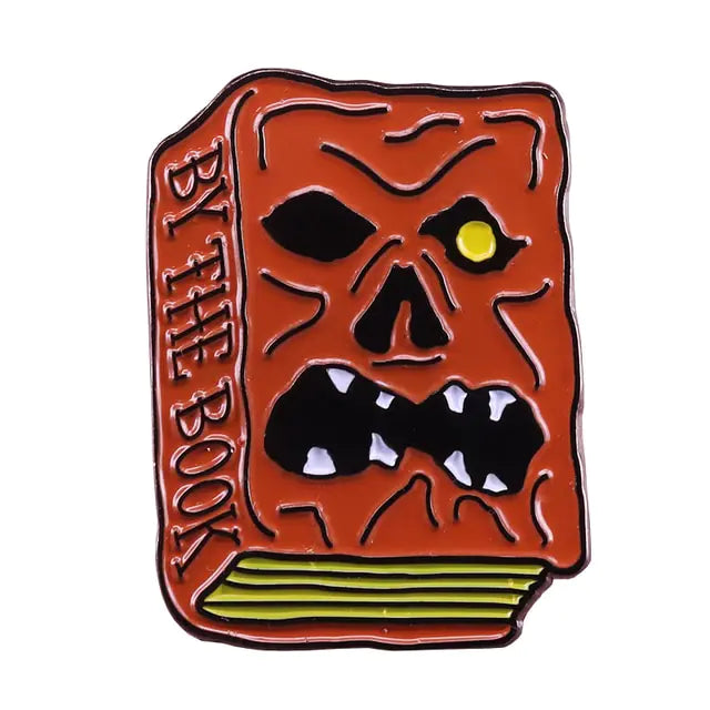 Horror Movie Theme Badges - Spooky Fashion Pins for Horror Fans