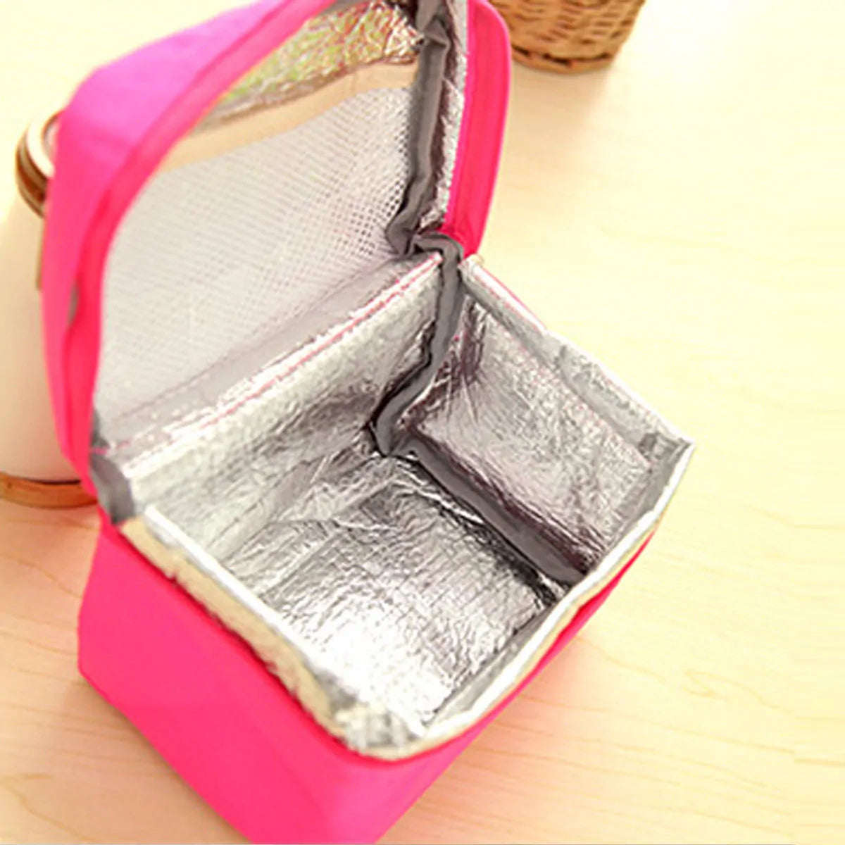 empty opened Insulated Lunch Box